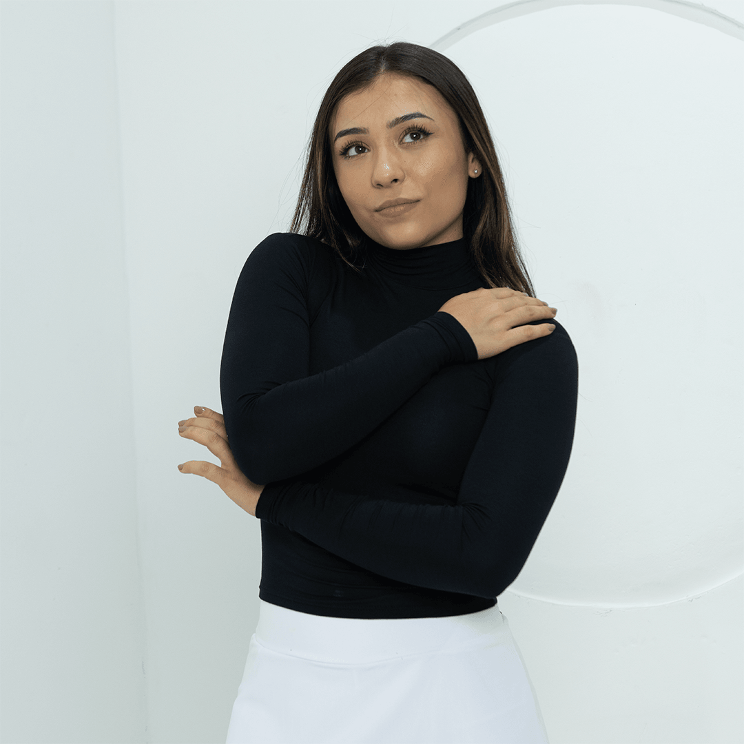 SLIN CROPPED LONG SLEEVE