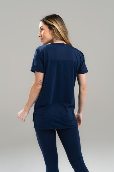 CAMISETA FEM.COM ABERTURA LATERAL SENSITIVE
