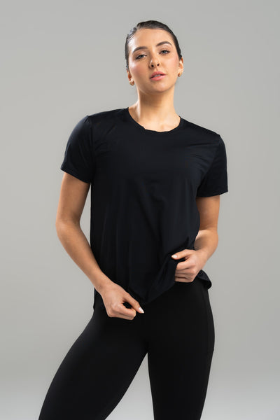 CAMISETA FEM.COM ABERTURA LATERAL SENSITIVE