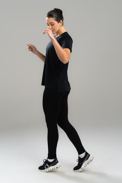 CAMISETA FEM.COM ABERTURA LATERAL SENSITIVE