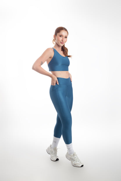 Calça com bolsos laterais Wonder