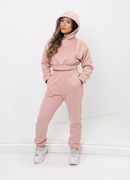 Conjunto moletom croped