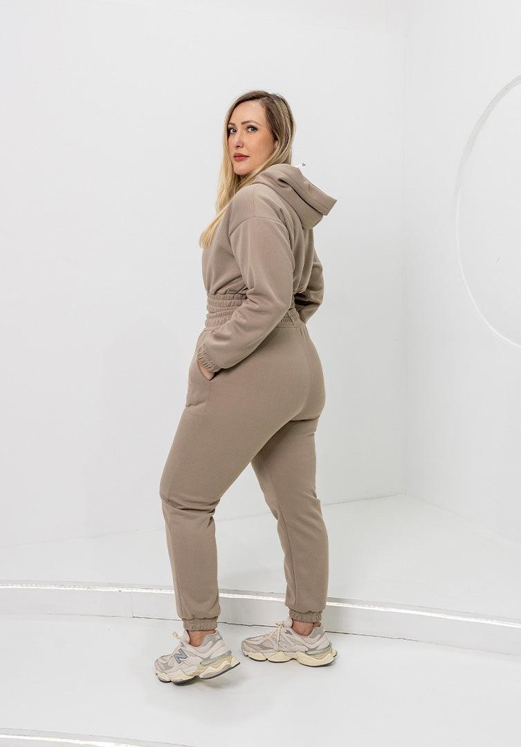 Conjunto moletom croped