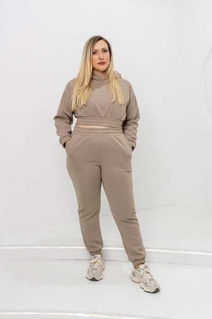 Conjunto moletom croped