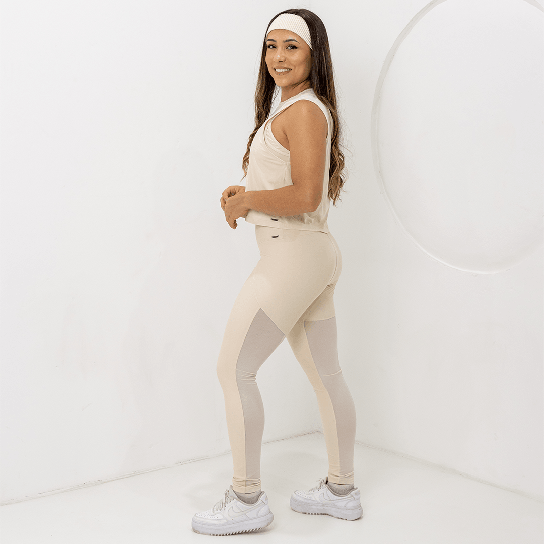 Legging com Tule