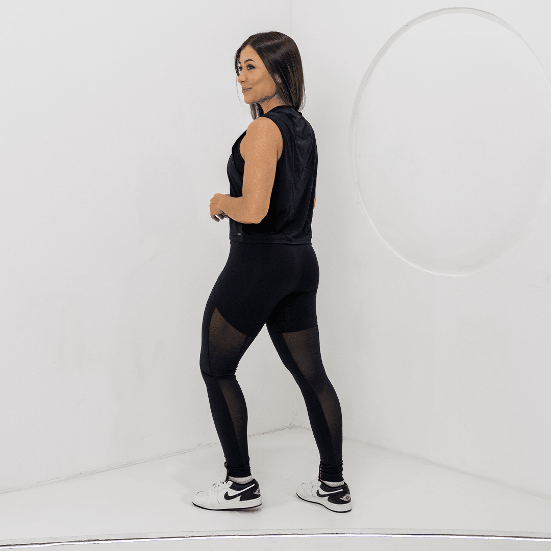 Legging com Tule