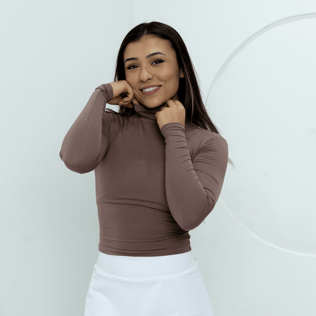 SLIN CROPPED LONG SLEEVE
