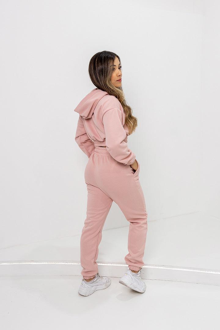 Conjunto moletom croped