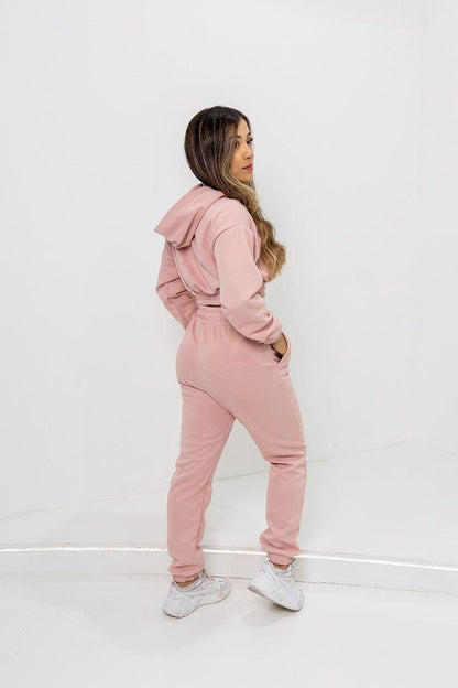 Conjunto moletom croped